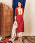 Samaya Maroon and Peach Printed Kurta