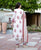 Aahna Off White and Maroon Hand Block Printed Kurta