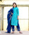 Nirvi Deep Sky Blue Gold Printed Kurta