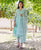 Sea Green Block Printed Kurta