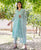 Sea Green Block Printed Kurta