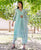 Sea Green Block Printed Kurta