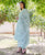 Sea Green Block Printed Kurta