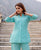 Baby Blue Linen Top ( 1 Pc. )