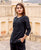 Black Linen Button-down Top ( 1 Pc. )