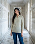Ivory Multicolour Striped Handblock Cotton Tunic