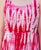 Red Tie and Dye Embroidered Dress