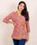 Pink and Yellow Angrakha Style Ethnic Top