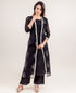 Empire Cut Jacket Style Multi Layered Indo Western Dress