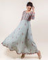 Ravishing Rayon Anarkali Long Dress in Mint